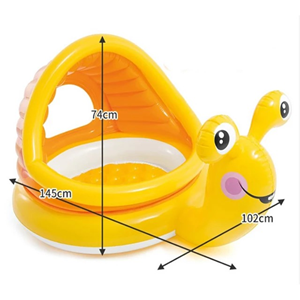 استخر بادی اینتکس intex کف بادی طرح حلزون مدل 57124-اسباب بازی